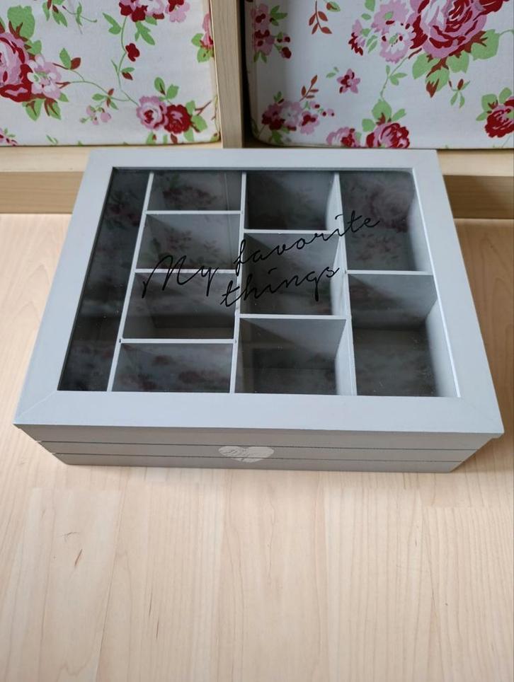 Mooie opbergbox "My favorite things", Sieraden, Tassen en Uiterlijk, Overige Accessoires, Zo goed als nieuw, Ophalen