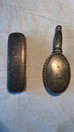 Verzilverde borstelset vintage, Antiek en Kunst, Ophalen of Verzenden
