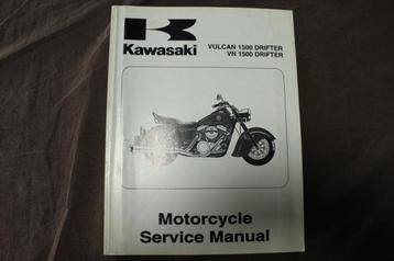 Kawasaki Vulcan VN 1500 Drifter VN1500 1999 service manual beschikbaar voor biedingen