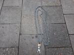 ijzeren ketting met tri-circle hangslot met 3 sleutels, Doe-het-zelf en Verbouw, IJzerwaren en Bevestigingsmiddelen, Ophalen, Zo goed als nieuw