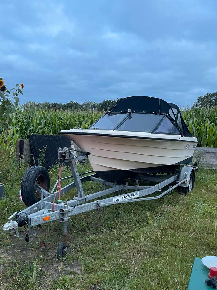 Speedboot Draco 1700L 135pk mercruiser, Watersport en Boten, Speedboten, Gebruikt, 3 tot 6 meter, Benzine, 120 tot 200 pk, Polyester