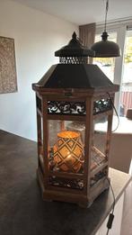 Windlicht 70 cm hoog, Huis en Inrichting, Ophalen, 50 tot 75 cm, Zo goed als nieuw, Kandelaar