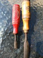 Hout beitels van E A Berg Eskiltuna Sweden 19 mm en 12 mm je, Antiek en Kunst, Antiek | Gereedschap en Instrumenten, Ophalen