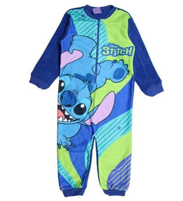 Stitch Fleece Onesie Blauw - Mt 92 - 98- 104- 110- 116 beschikbaar voor biedingen