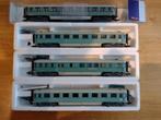 4 x Roco plan D turquoise, Gelijkstroom of Wisselstroom, Wagon, Ophalen of Verzenden, Roco