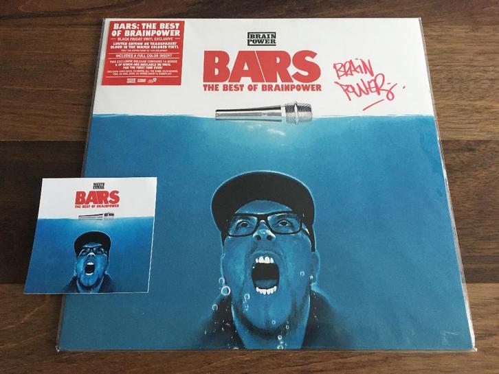 Vinyl LP Brainpower Bars Best Of BLOODRED SIGNED RSD 2021, Cd's en Dvd's, Vinyl | Nederlandstalig, Nieuw in verpakking, Rap of Hip Hop