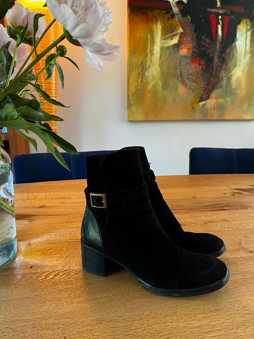 Chanel suède leren enkellaarzen boots zwart mt. 37, Kleding | Dames, Schoenen, Gedragen, Lage of Enkellaarzen, Zwart, Ophalen of Verzenden