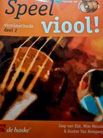 Speel Viool! deel 2 - + 2 Cd's. In Goede Staat, Muziek en Instrumenten, Gebruikt, Klassiek, Les of Cursus, Ophalen of Verzenden