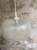 Doria Leuchten hanglamp glazen bol , jaren 70