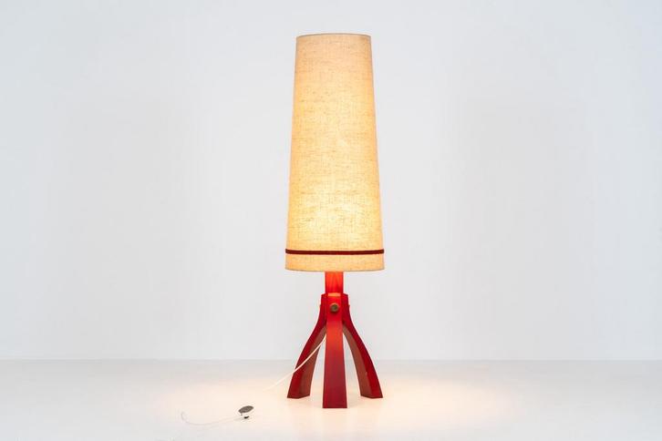 Vintage Space age vloerlamp  (Duitsland, jaren 1970)., Antiek en Kunst, Antiek | Lampen, Ophalen of Verzenden