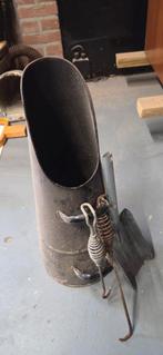 Houthaard accessoires set, Ophalen, Gebruikt, Vrijstaande haard, Houthaard