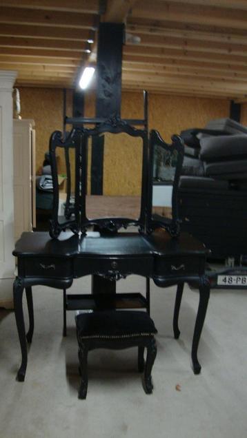 Biedermeier Kaptafel + Spiegels beschikbaar voor biedingen