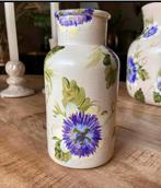 Vaas Handbeschilderde vaas Passiebloem 🪻multifunctioneel, Ophalen of Verzenden, Nieuw