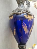 Bronzenvaas + glas, Ophalen of Verzenden