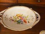 Handgeschilderde Biedermeier broodschaal, schalen en borden, Antiek en Kunst, Ophalen of Verzenden