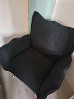 Mooie ruime luie stoel!, Huis en Inrichting, Stoelen, Ophalen, Gebruikt, Grijs, Eén