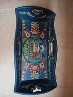 Beschilderde houten bak, dienblad Hindelopen?, Huis en Inrichting, Ophalen