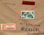 Saar - Duitsland - Expres - Aangetekend - 1948, Postzegels en Munten, Brieven en Enveloppen | Buitenland, Envelop, Ophalen of Verzenden