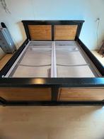 Koloniaal 2 persoons bed, Ophalen, Gebruikt, Tweepersoons, 180 cm