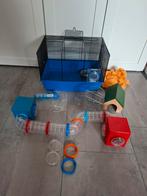Hamsterkooi of knaagdieren kooi met attributen, Minder dan 60 cm, Kooi, Minder dan 75 cm, Ophalen of Verzenden