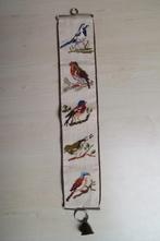 Vintage met vogels geborduurd schellekoord, met belletje, Ophalen of Verzenden, Huis en Inrichting