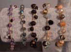 Kralen armbandjes gehaakt met gouddraad., Ophalen of Verzenden, Nieuw, Overige materialen
