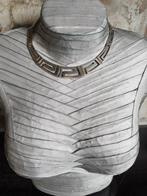 Zilveren Griekse ketting meandersymbool, Sieraden, Tassen en Uiterlijk, Ophalen of Verzenden