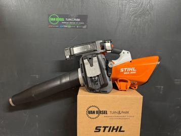 Gebruikte Stihl accubladblazer BGA 200  + draagsysteem  beschikbaar voor biedingen