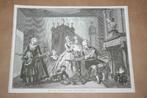 Antieke gravure - Sinterklaas feest (naar Troost) - 1880 !!, Antiek en Kunst, Ophalen of Verzenden