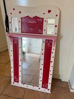 Leuke spiegel voor meisjeskamer met hartjes, Gebruikt, 100 tot 150 cm, Ophalen of Verzenden, Rechthoekig