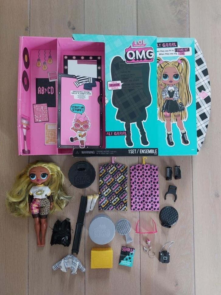 L.O.L. Surprise set - O.M.G. Dance Dance Dance en 1e serie, Kinderen en Baby's, Speelgoed | Poppen, Zo goed als nieuw, Overige typen