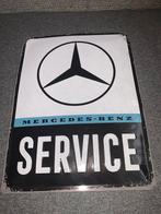 Mercedes-Benz Service Bord, Verzamelen, Merken en Reclamevoorwerpen, Ophalen of Verzenden, Zo goed als nieuw, Reclamebord