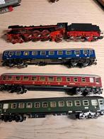 MARKLIN SNELTREIN  STOOMLOC 3085  EN 3 DB WAGONS, Hobby en Vrije tijd, Modeltreinen | H0, Wisselstroom, Locomotief, Ophalen of Verzenden