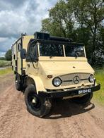 Mercedes-Benz Unimog S404.1 1966 AUTOKENTEKEN, Auto's, Bestelauto's, Zwart, Overige kleuren, 3099 kg, 2181 cc