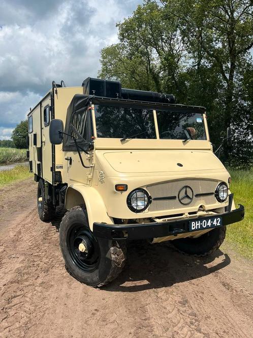 Mercedes-Benz Unimog S404.1 1966 AUTOKENTEKEN, Auto's, Bestelauto's, Particulier, Mercedes-Benz, Benzine, Handgeschakeld, Geïmporteerd