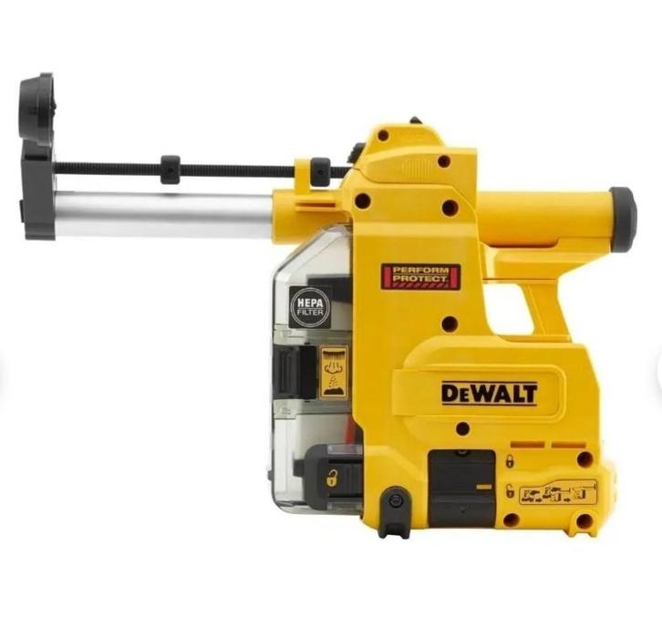 DeWALT D25303DH 18V Stofafzuigsysteem Combihamer, Doe-het-zelf en Verbouw, Gereedschap | Boormachines, Zo goed als nieuw, Boor- en/of Breekhamer