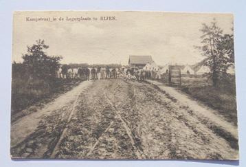 Kampstraat in de Legerplaats bij Rijen, militair kamp 1910. beschikbaar voor biedingen