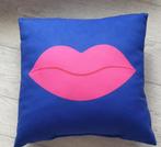 Sierkussen klein 29x29cm, Huis en Inrichting, Woonaccessoires | Kussens, Ophalen of Verzenden, Zo goed als nieuw, Blauw, Vierkant
