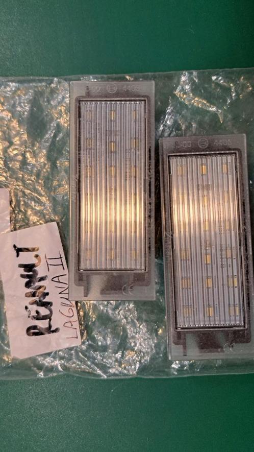Renault Leds witte kentekenverlichting (div. modellen), Auto-onderdelen, Verlichting, Renault, Nieuw, Ophalen of Verzenden