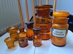 Glazen apothekerspotten origineel, Antiek en Kunst, Ophalen of Verzenden