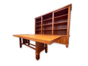 Frank Lloyd Wright Taliesin bureau + bibliotheekkast Cassina - afbeelding 1