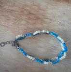 Handgemaakte Kralen Armband Blauw/Wit, Overige materialen, Nieuw, Met bedels of kralen, Verzenden
