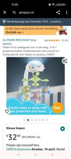 Fisher Price muziek vlinder mobiel voor boven de box, Kinderen en Baby's, Speelgoed | Babyspeelgoed, Mobiel, Ophalen of Verzenden