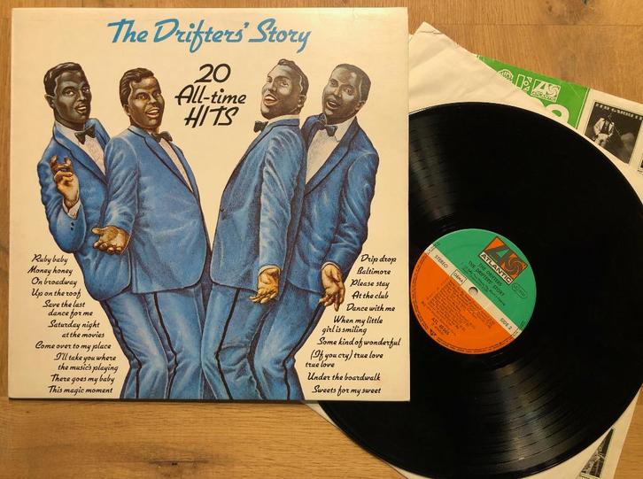 DRIFTERS - The Drifters story: 20 All-time hits ( LP ), Cd's en Dvd's, Vinyl | Pop, Zo goed als nieuw, 1960 tot 1980, 12 inch