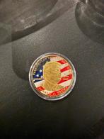Trump Gouden Herdenkingsmunt in Plastic Capsule, Postzegels en Munten, Ophalen of Verzenden, Overige landen, Losse munt, Goud