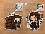 2 Demon Slayer stickers uit Japan Nezuko en Tanjiro, Ophalen of Verzenden, Nieuw, Meerdere stickers