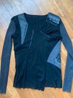 Leuk apart truitje vintage maat 36/38 merk Hybris, Kleding | Dames, Ophalen of Verzenden, Zo goed als nieuw, Maat 38/40 (M), Zwart
