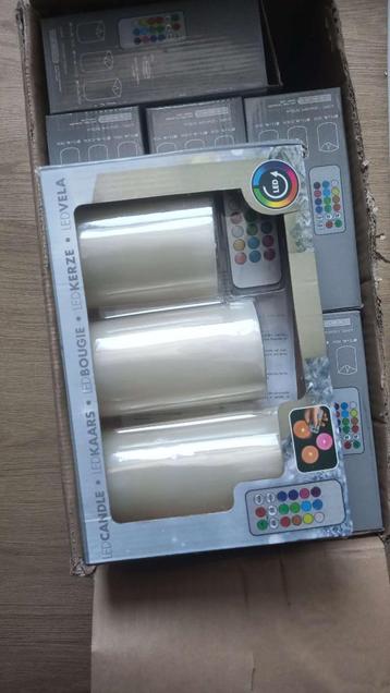 sfeer RGB led kaarsen met afstandbeding beschikbaar voor biedingen