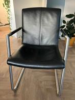 Eetkamerstoel zwart 4 stuks, Huis en Inrichting, Stoelen, Ophalen, Gebruikt, Zwart, Vier