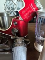 moulinex Masterchef Gourmet rood zo goed als nieuw en toebeh, Witgoed en Apparatuur, Keukenmixers, Ophalen, Zo goed als nieuw
